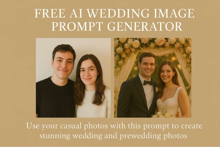 Free AI Wedding Image Prompt Generator