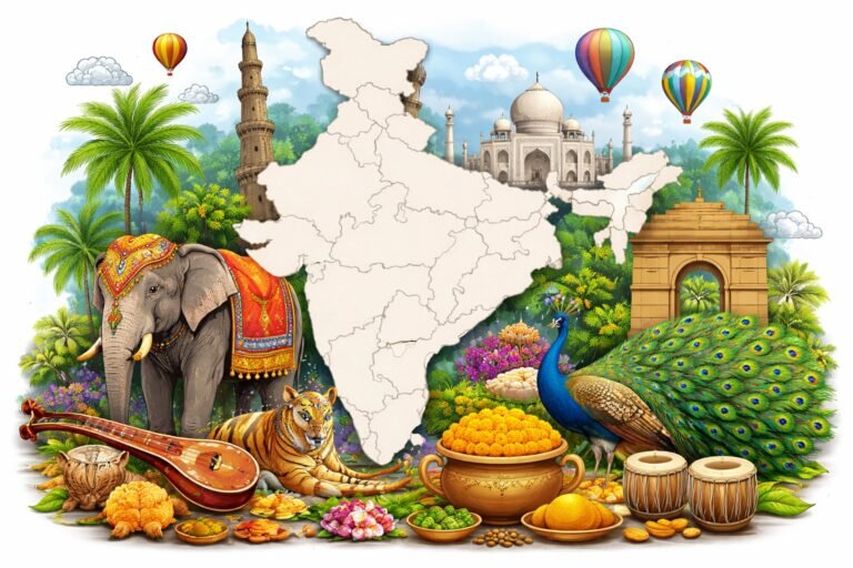India Map Quiz – Identify Indian States on the Political Map